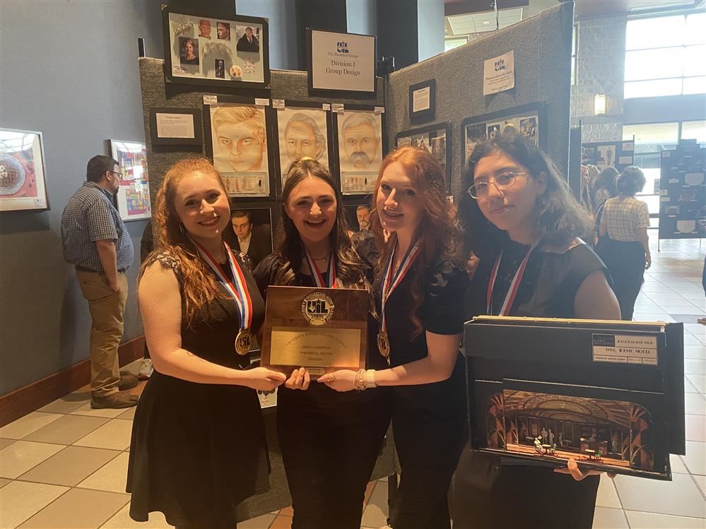 HS Students earn  4A UIL Theatrical Design State Championship